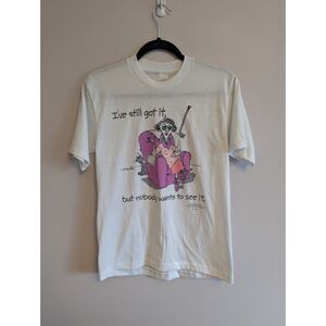 Vintage 1990's Single Stitch Tshirt Shoebox Maxine Comic "I've still got it"